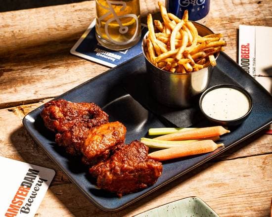 Chicken Wings and Fries Combo